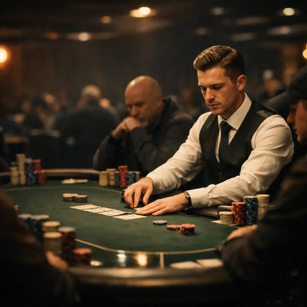 Pokerový turnaj v moderním kasinu